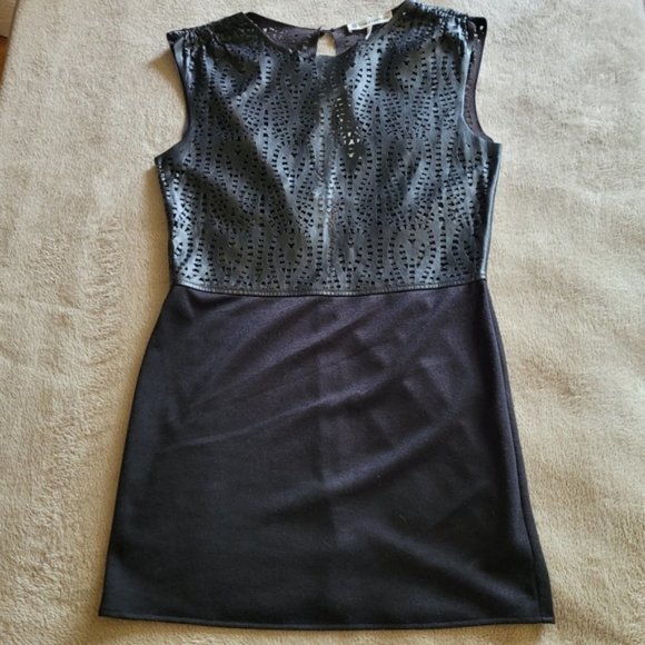 House of Harlow 1960 pleather cutout dress size large - Picture 7 of 16